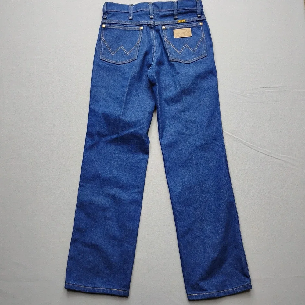 Wrangler 936PWD Cowboy Cut Slim Fit Jeans Mens 28x30 Prewashed Indigo Blue Denim